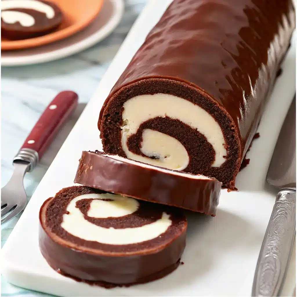 Ice Cream Cake Roll: A Classic Dessert You’ll Always Crave 5 Ice cream cake roll sliced with creamy swirl