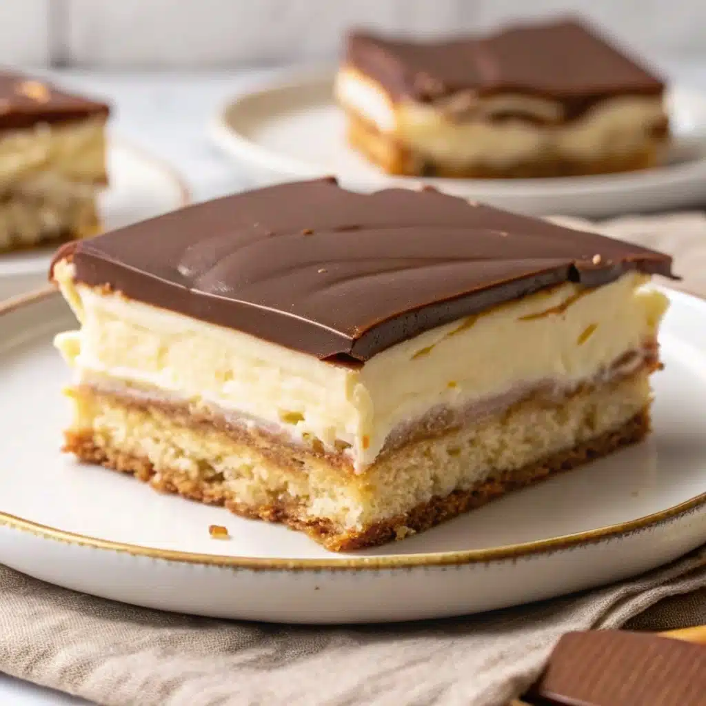 Boston Cream Poke Cake – Easy, Decadent Dessert for Any Occasion 1 Boston cream poke cake with pudding and chocolate frosting