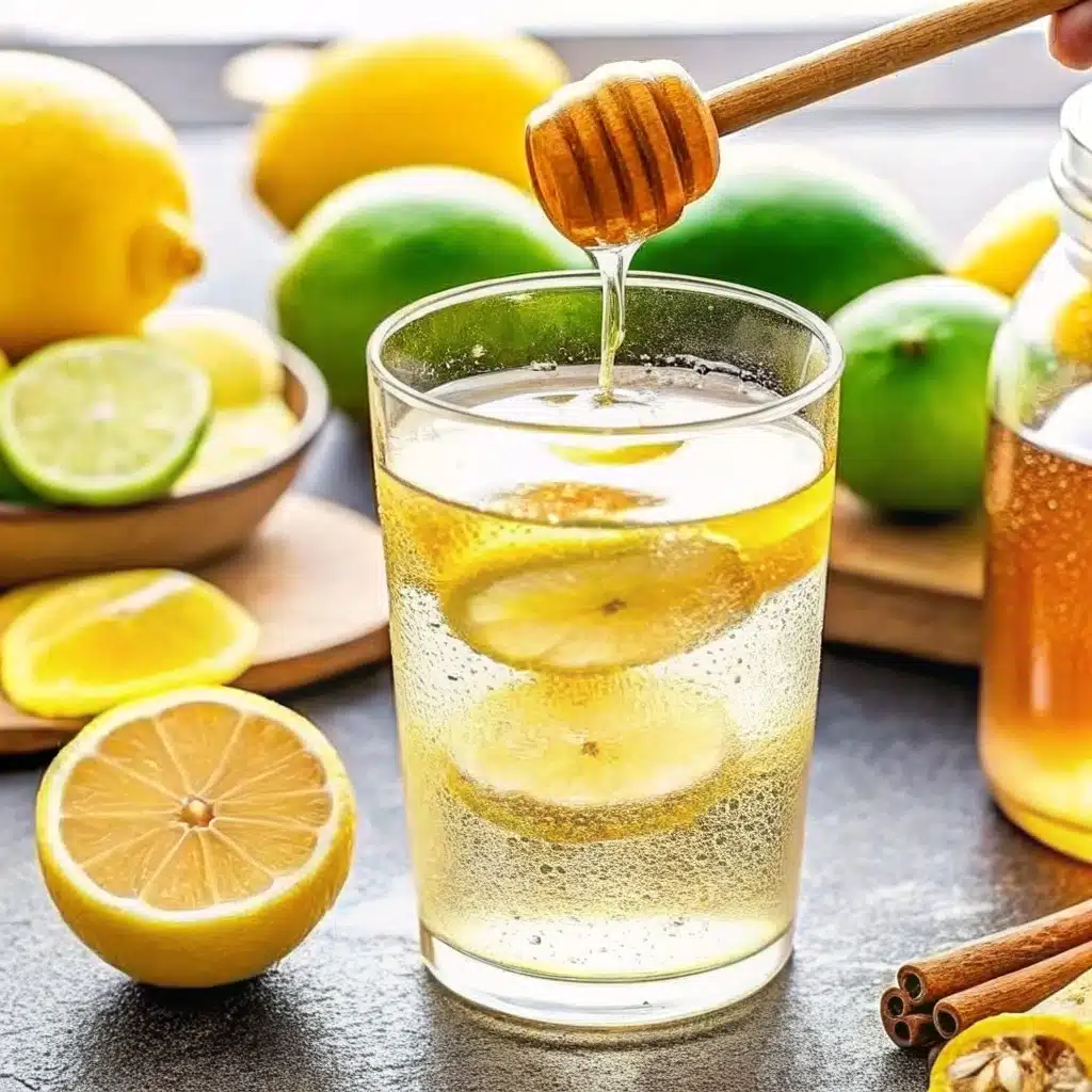 Recipe for Natural Mounjaro: A Powerful, Refreshing Wellness Drink 1 recipe for natural Mounjaro with lemon, ginger, and honey