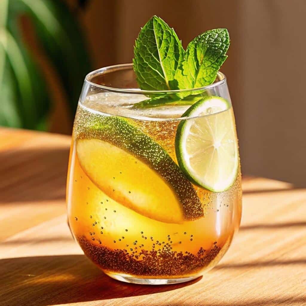 Recipe for Brazilian Mounjaro: Natural Wellness in Every Sip 1 Recipe for Brazilian Mounjaro – wellness drink with lemon and ginger