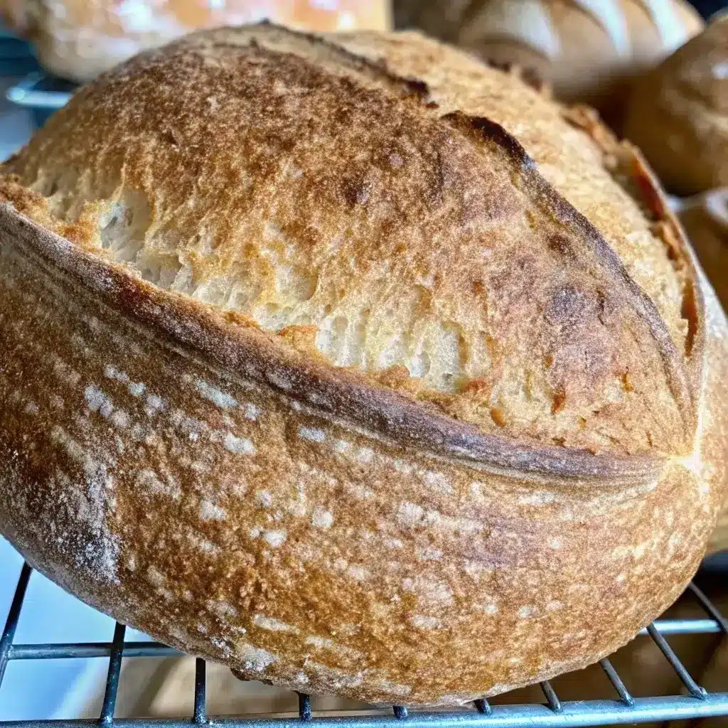 Organic Sourdough Bread: Why It’s Worth the Switch for Your Health 1 sliced organic sourdough bread recipe card