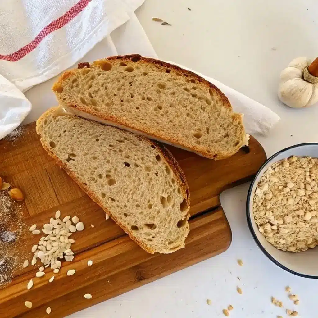 multigrain-sourdough-bread-featured.jpg Multigrain sourdough bread on wooden board with seeds