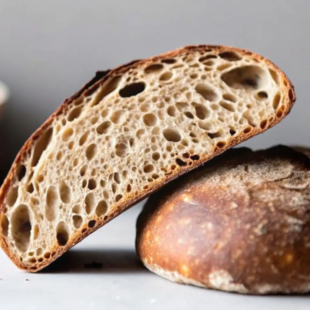 serving-revived-sourdough-bread.jpg Sliced and toasted frozen sourdough bread served warm