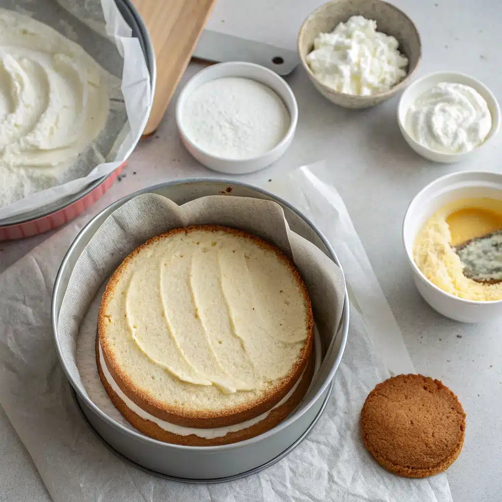 Cream Cake: A Fluffy Classic You’ll Keep Coming Back To 8 layering sponge and cream