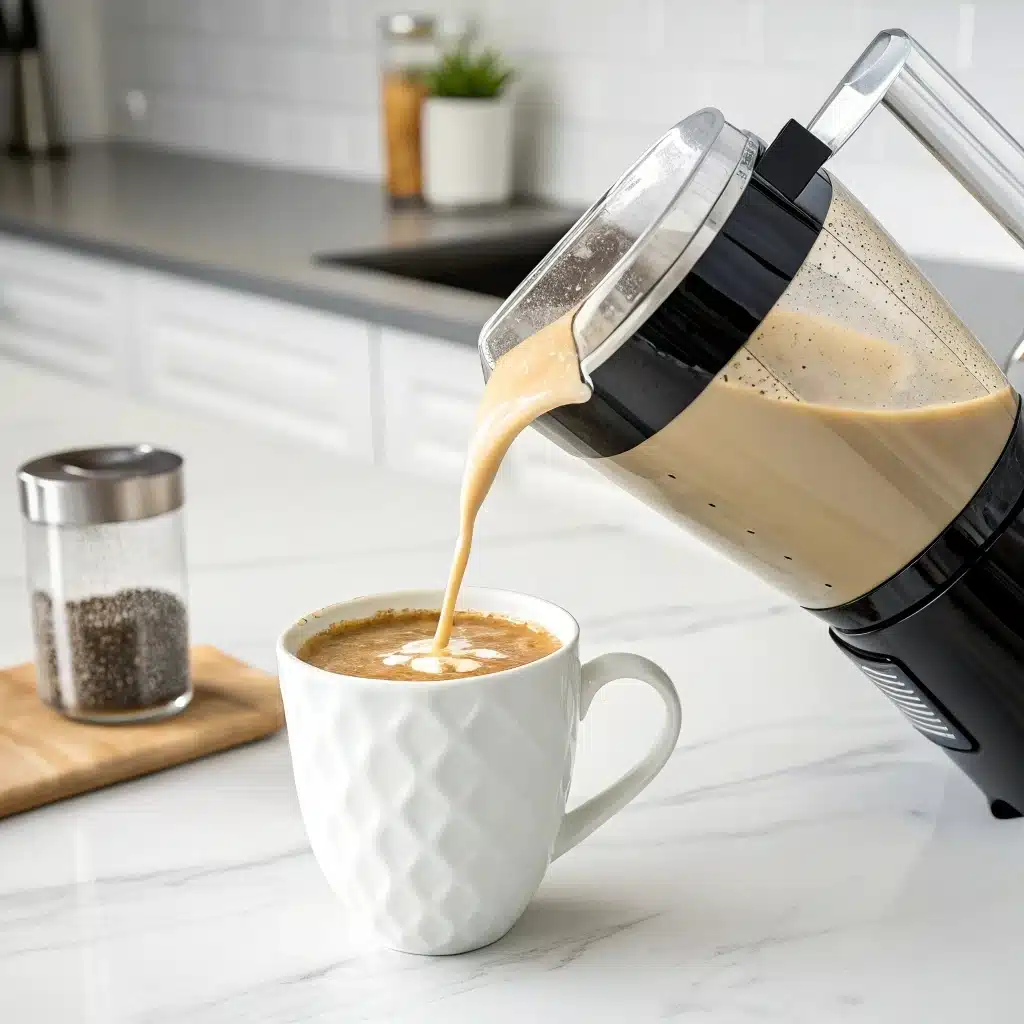 Bulletproof Coffee Recipe: Fuel Your Morning the Delicious Way 4 Blending the bulletproof coffee recipe