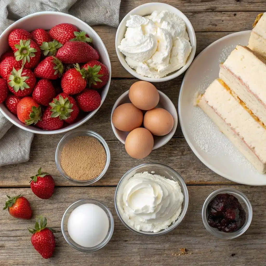 Strawberry Cream Cake That Steals the Show: Light, Creamy & Irresistible 7 strawberry cream cake ingredient