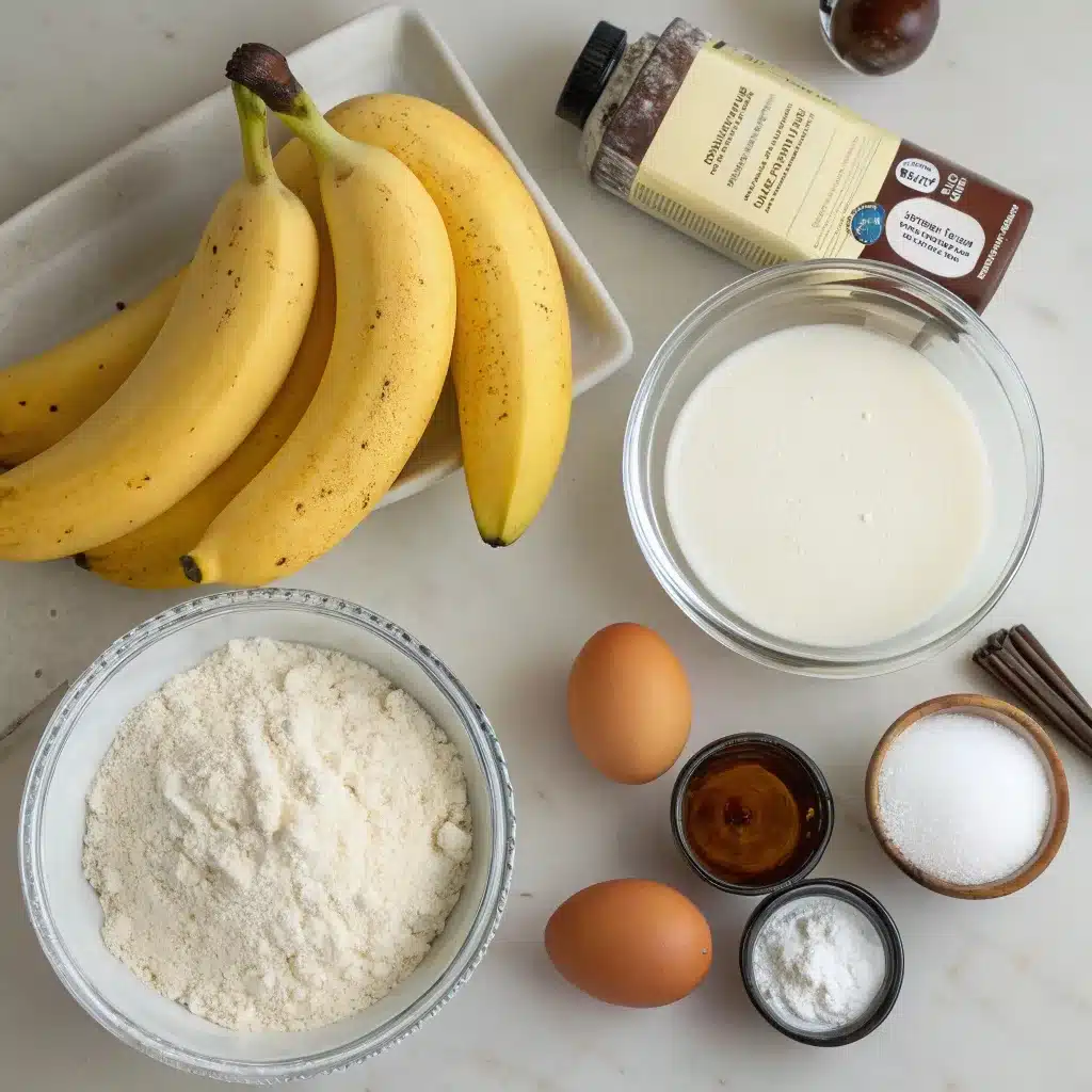 Banana Cream Cake – A Dreamy, Classic Dessert You’ll Crave 7 Ingredients for banana cream cake