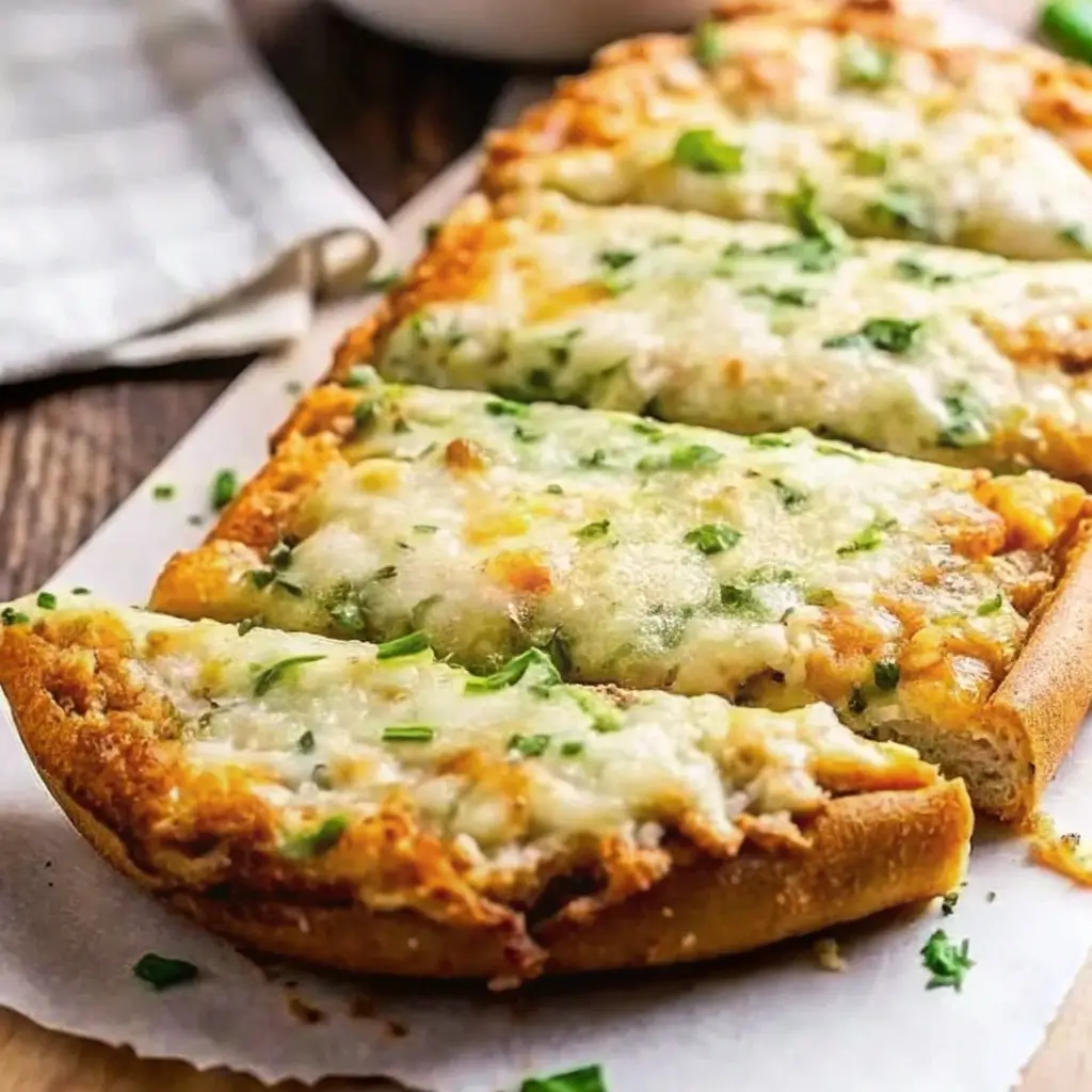 Gluten Free Garlic Bread That’s Buttery, Crispy & Flavor-Packed 1 gluten free garlic bread sliced with golden crust