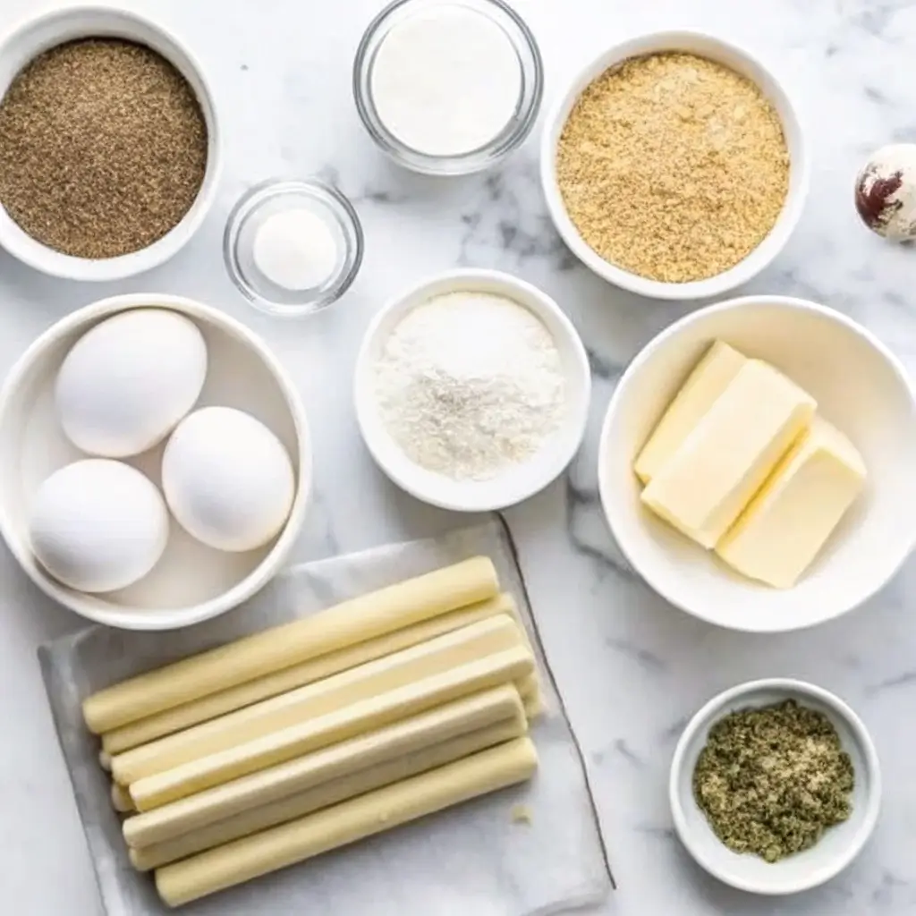 gluten-free-mozzarella-sticks-ingredients.jpg Ingredients for gluten free mozzarella sticks
