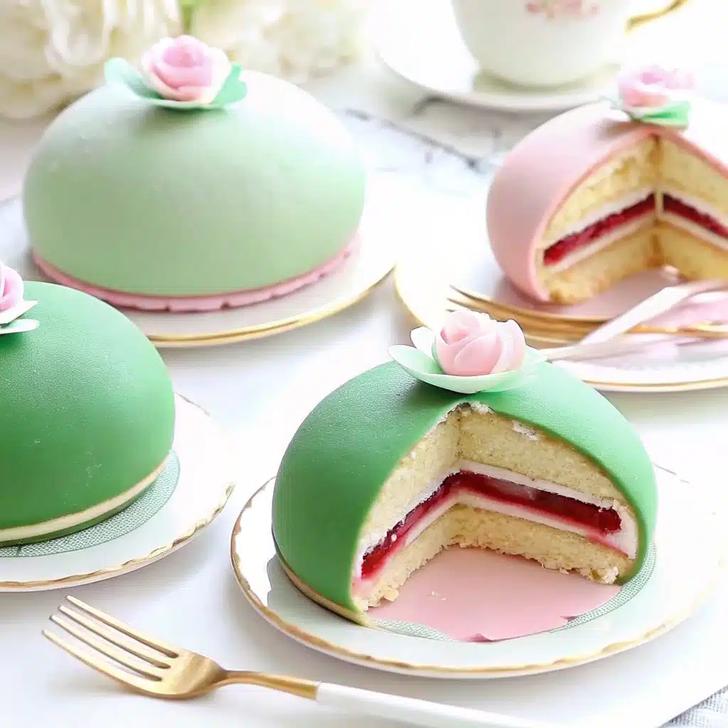swedish-princess-cake.jpg Swedish princess cake with marzipan and rose