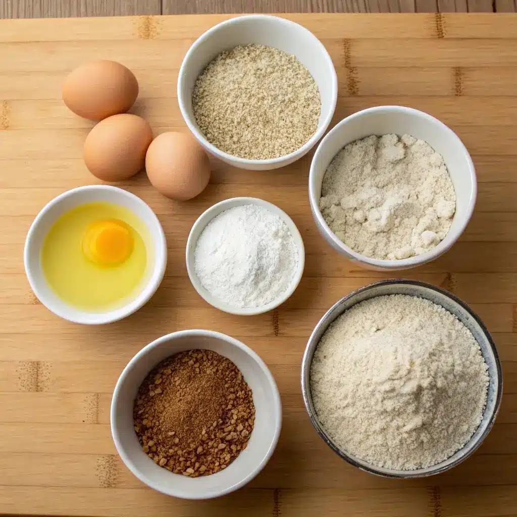 gluten-free-whole-grain-bread-ingredients.jpg flat lay of gluten free whole grain bread ingredie 1