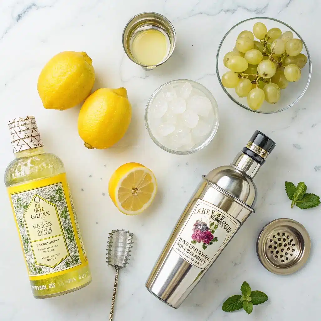 limoncello-martini-mocktail-ingredients.jpg Ingredients for limoncello martini mocktail