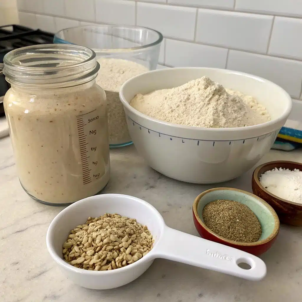 protein-sourdough-bread-ingredients.jpg Protein sourdough bread ingredients laid out