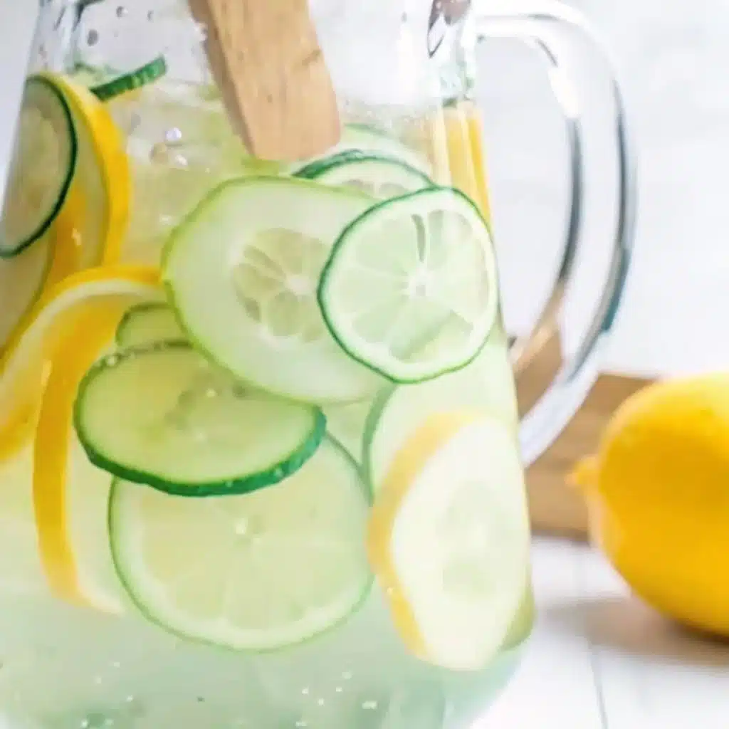 preparing-water-cucumber-lemon.jpg preparing water and cucumber and lemon